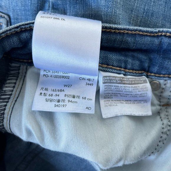 levi’s 721 ankle jeans high rise skinny distressed - Picture 6 of 6